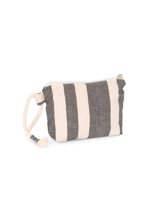 Recycled pouch - Striped pattern