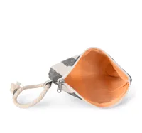 Recycled pouch - Striped pattern