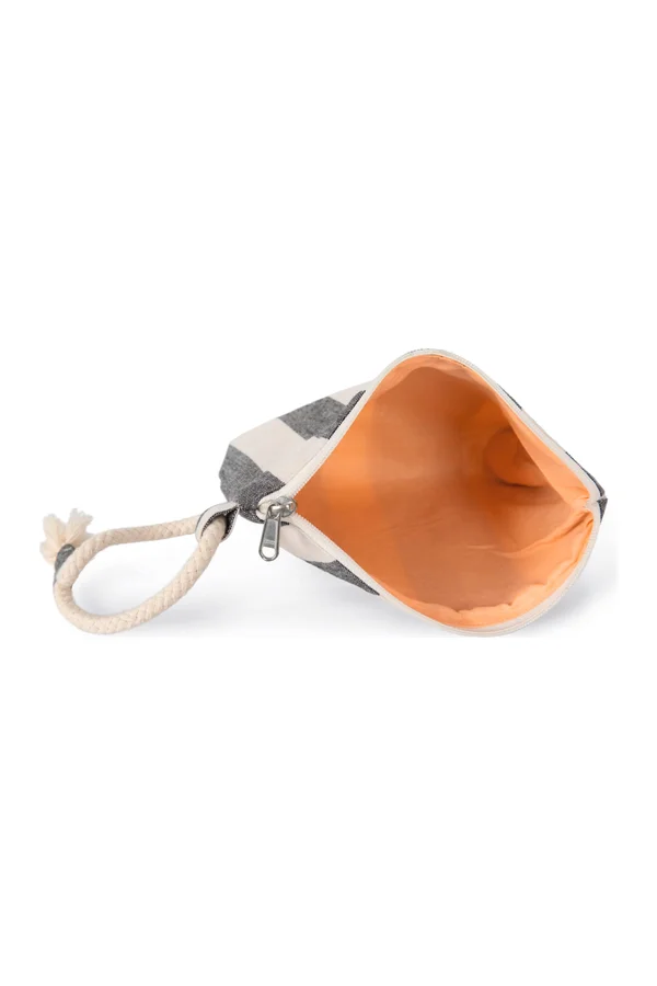 Recycelte kleine Tasche – Streifenmuster Striped Ecume