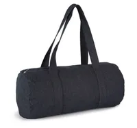 Denim duffel bag