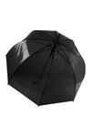 Transparenter Regenschirm Black