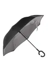 Umgekehrter Regenschirm für freie Hände Black / Slate Grey