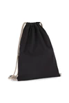 Recycled backpack with drawstring