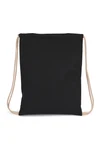 Recycled backpack with drawstring