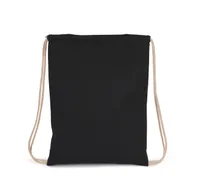 Recycled backpack with drawstring