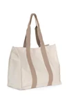 Large recycled gusseted shopping bag