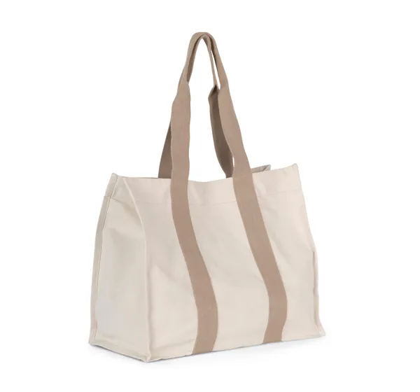 Large recycled gusseted shopping bag