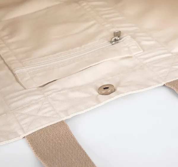 Large recycled gusseted shopping bag