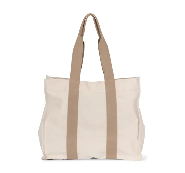 Large recycled gusseted shopping bag