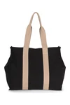 Large recycled gusseted shopping bag