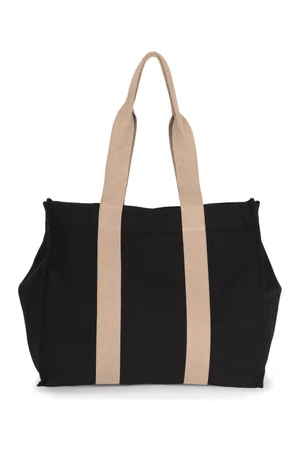 Large recycled gusseted shopping bag