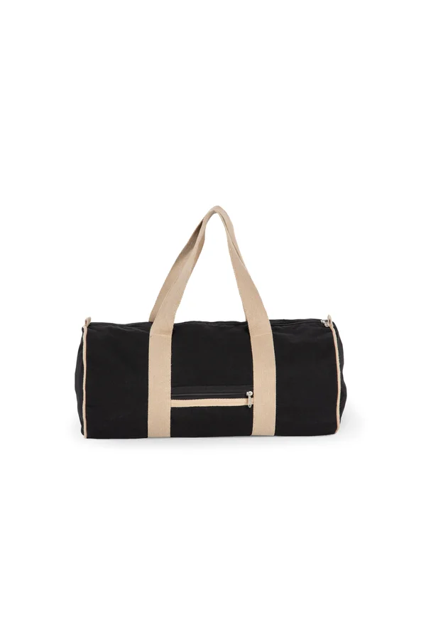 Recycelte Sport- und Reisetasche Black Night / Hemp