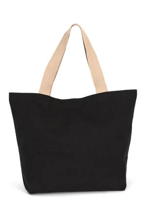 Large recycled flat-bottomed shopping bag