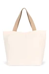 Large recycled flat-bottomed shopping bag