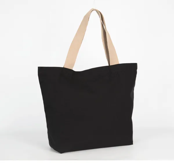 Large recycled flat-bottomed shopping bag