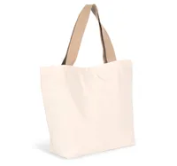 Large recycled flat-bottomed shopping bag
