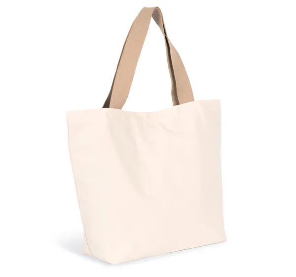 Large recycled flat-bottomed shopping bag