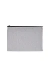 Recycled zipped pouch