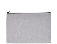 Recycled zipped pouch