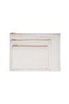 Recycled zipped pouch