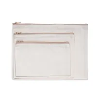 Recycled zipped pouch