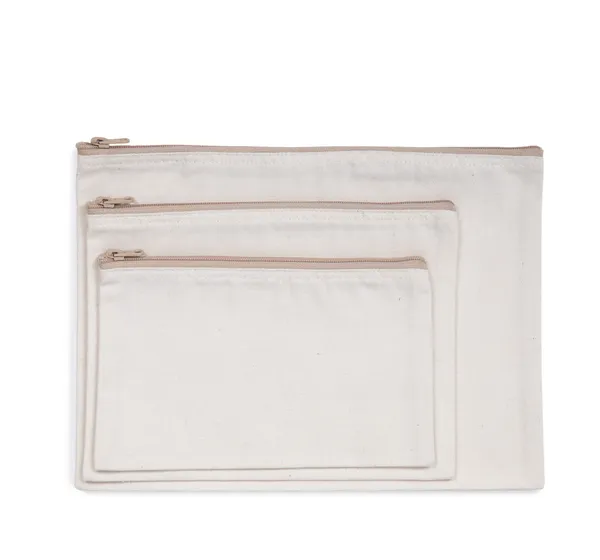 Recycled zipped pouch