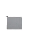 Kulturbeutel aus handgewebtem Canvas Flint Grey
