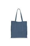 Handgewebte Shoppingtasche aus Canvas Storm Blue