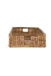 Rechteckiger Korb aus Rattan Rattan