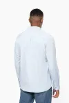 Men's faded shirt in cotton twill
