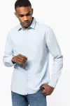 Men's faded shirt in cotton twill