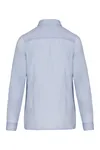 Damenbluse aus Baumwolltwill Bleached Indigo