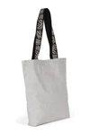 Recycled flat bottom shopping bag