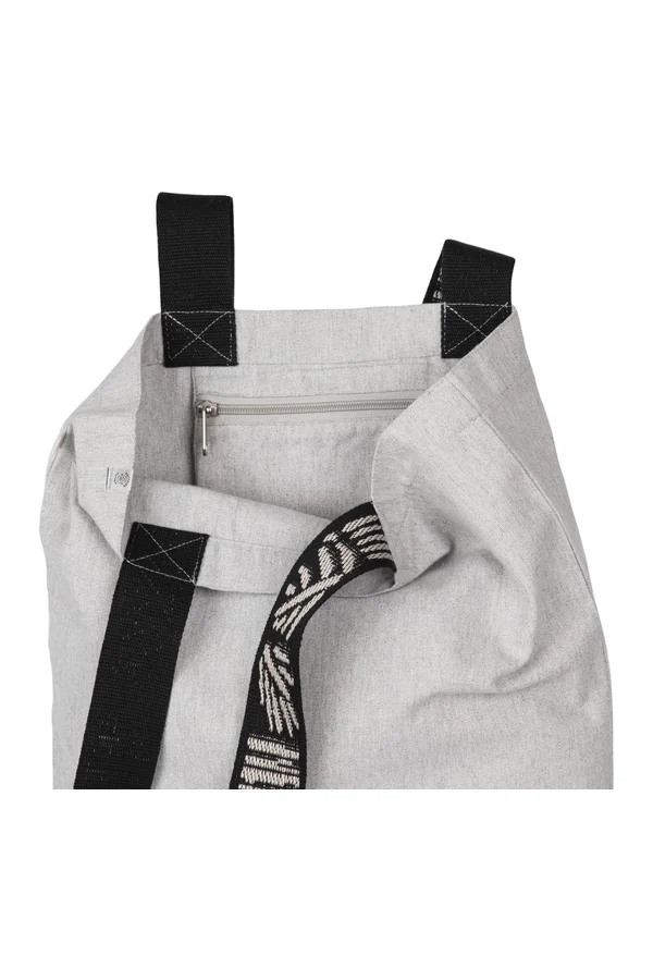 Recycelte Shoppingtasche Pebble Grey / Nippon Ecru