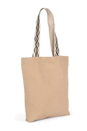 Recycled flat-bottom shopping bag