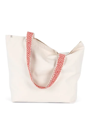 Large recycled flat bottom shopping bag