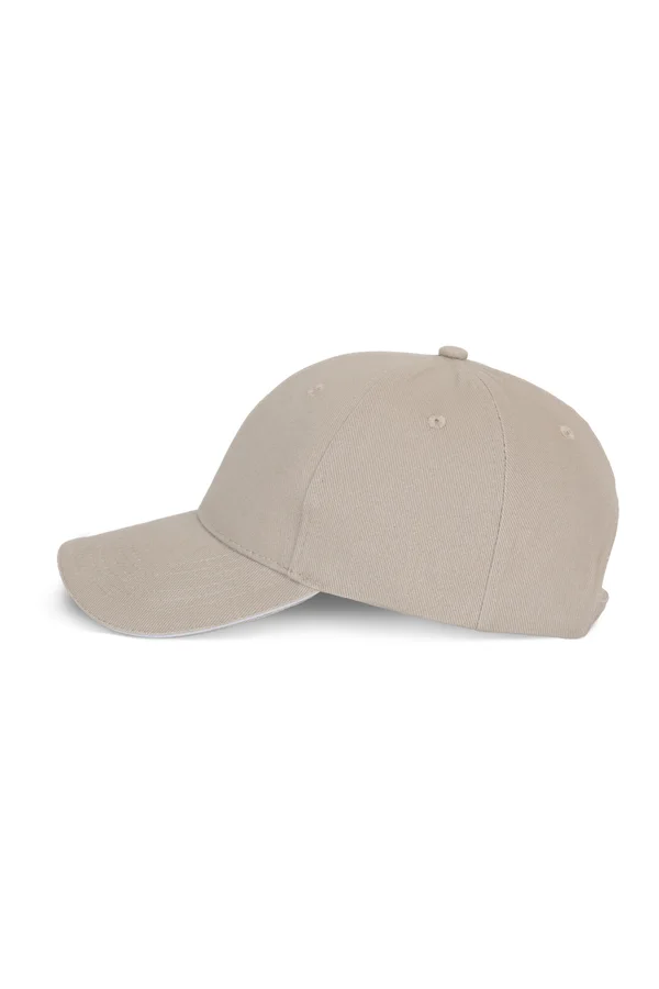 Orlando - 6-panel-kappe Beige / White