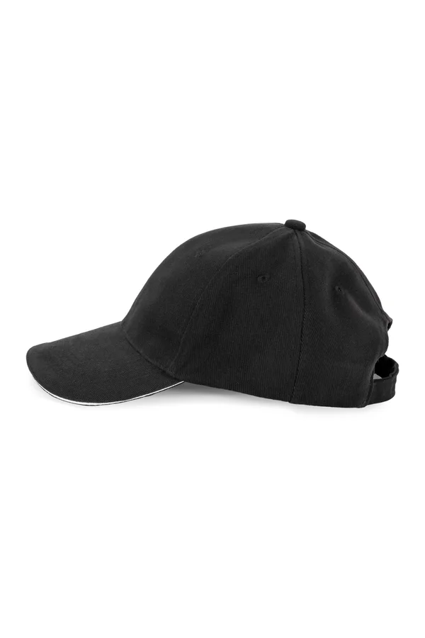 Orlando Kids - 6-Panel-Kappe Black / White