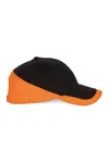 Racing - 6-Panel-Kappe Black / Orange