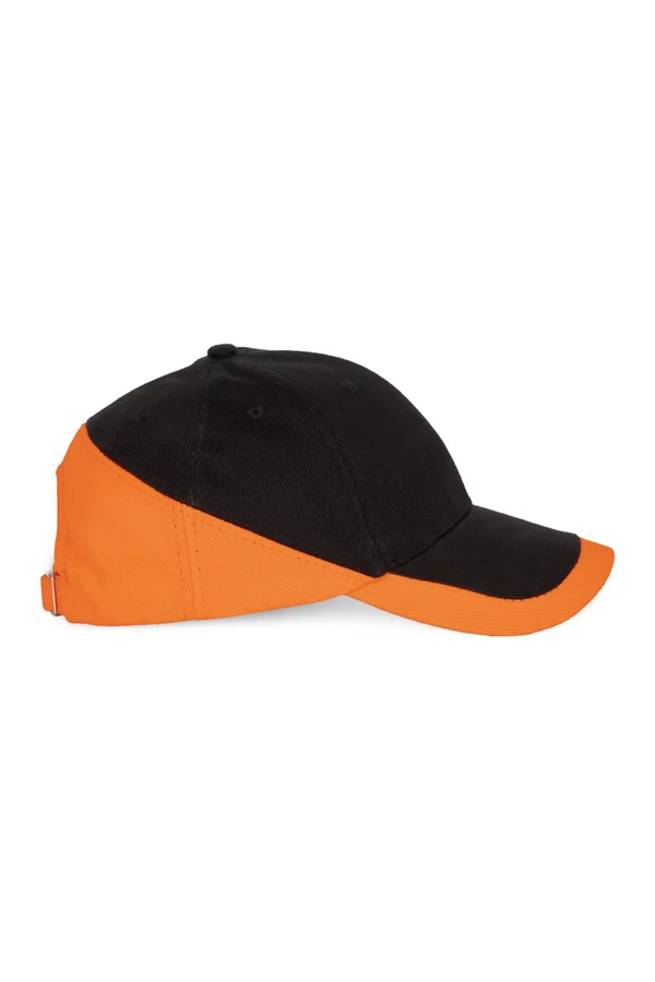 Racing - 6-Panel-Kappe Black / Orange
