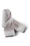 Leichter Baumwollschal Beige / White