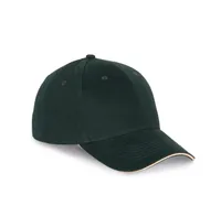 Cap with contrasting sandwich peak - 6 panels