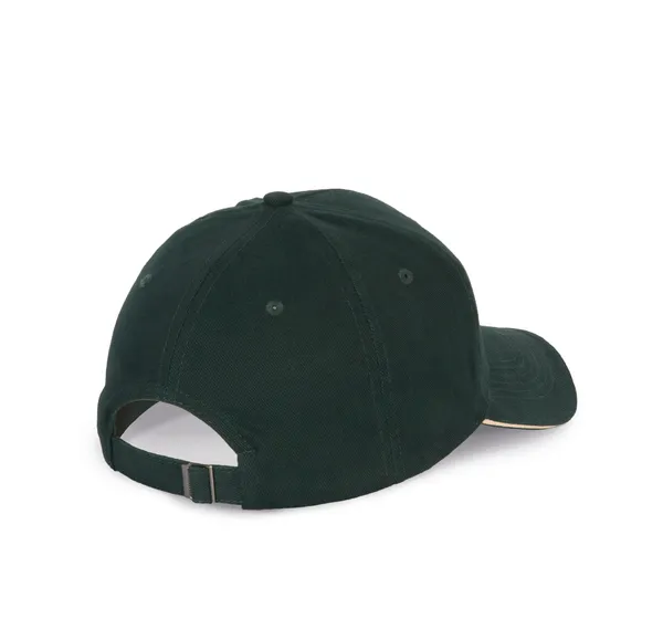 Cap with contrasting sandwich peak - 6 panels