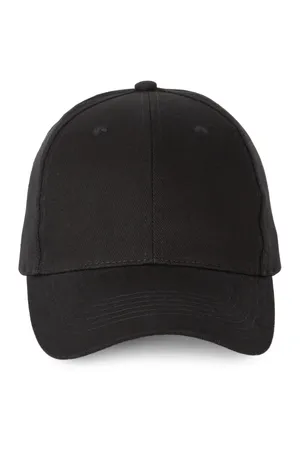 6-Panel-Kappe Black