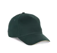 5 panels cotton sandwich cap