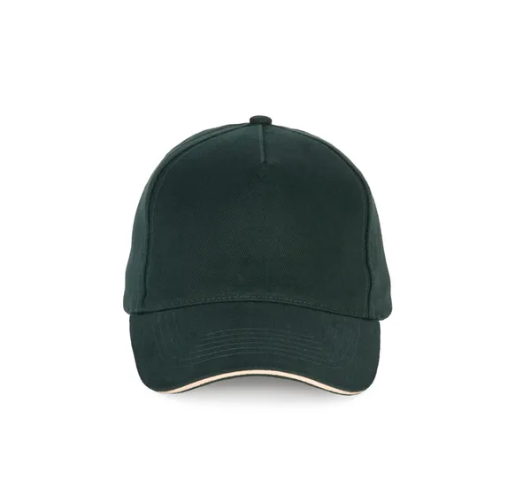 5 panels cotton sandwich cap