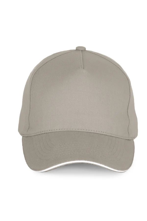 Kappe - 5-Panels Beige / White