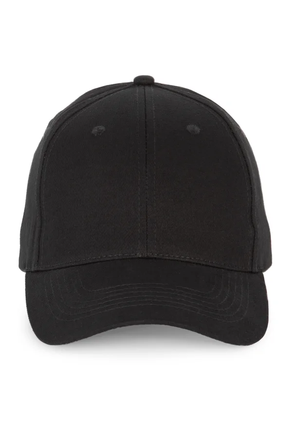 6-Panel-Kappe Black