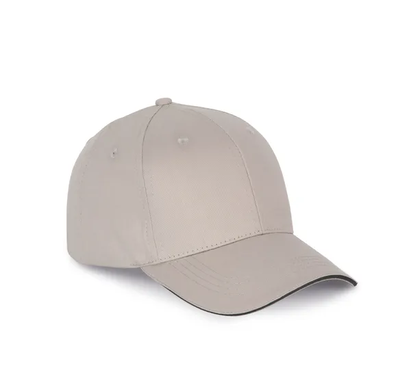 Cap with contrasting sandwich peak - 6 panels