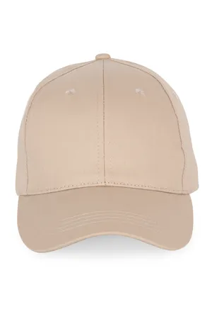 6-Panel-Kappe Beige